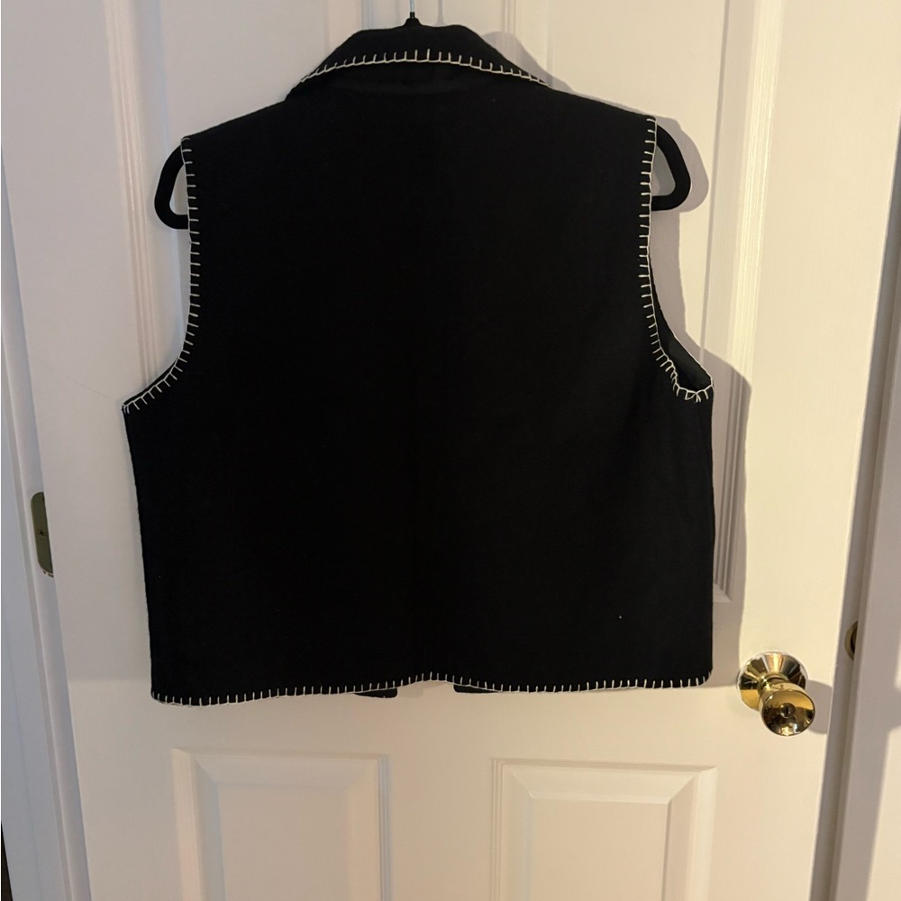 Tantrums Black Wool Blend Vest - Picture 6 of 7
